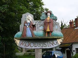 <span class="mw-page-title-main">Woodrising, Norfolk</span> Human settlement in England