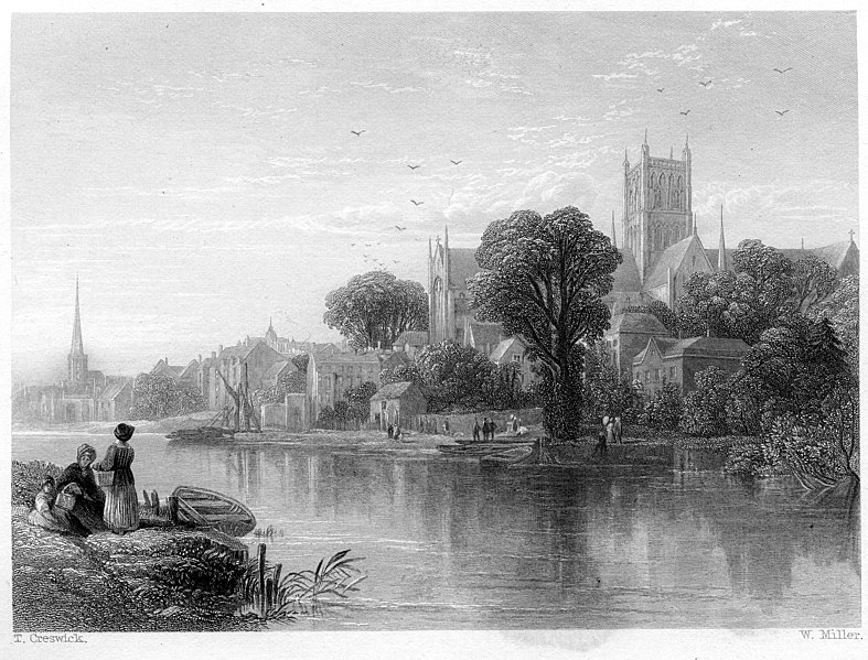 File:Worcester engraving by William Miller after T Creswick.jpg