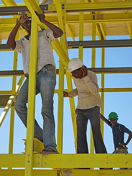 Workers at power plant in Olkaria Kenya.jpg