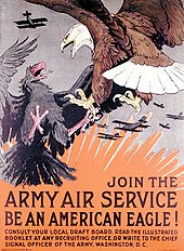 USAAS recruiting poster, 1918 World War I US Army Air Service Recruiting Poster1.jpg