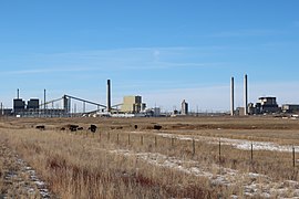 Wyodak, Wyoming seen from Wyoming Highway 51