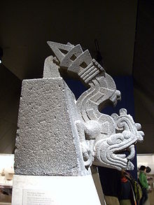 A Xiuhcoatl statue in the British Museum Xiuhcoatl British Museum.jpg