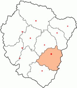 Ярославский уезд на карте