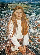 Yuliya – Portrait on the background of Jerusalem (1994)