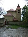 Čeština: Obec Zákolany, románský kostel English: Romanesque church near Zákolany village, Central Bohemian region, CZ