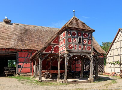 Half-timbered house from Oberhergheim Écomusée d’Alsace Ungersheim France