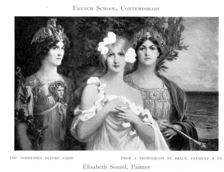 File:Élisabeth Sonrel - The Goddesses Before Paris.jpg
