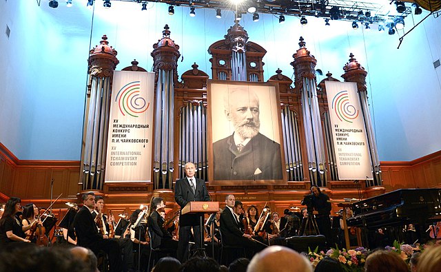 Vladimir Putin at the gala concert of winners of the XV International Competition