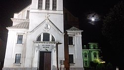 The Catholic St. Elijah Church in New Zenica, a national monument of Bosnia and Herzegovina