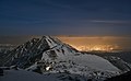 * Nomination Almaty view from the mounatin range above Tian Shan space observing station. Ile-Alatau national park. Almaty Region, Kazakhstan. By User:Dina Julayeva --Красный 17:31, 18 May 2024 (UTC) * Promotion  Support Good quality. --Remontees 17:38, 18 May 2024 (UTC)