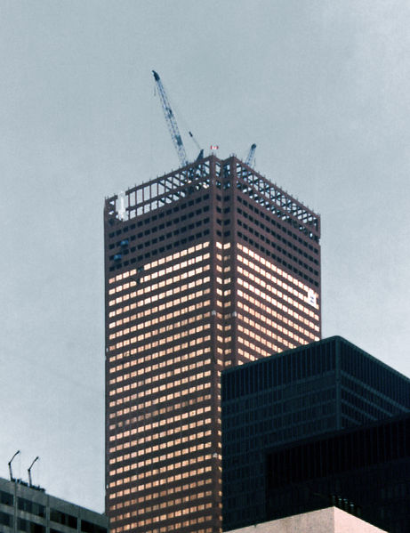 First Canadian Place under construction in 1975