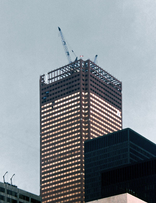 First Canadian Place under construction in 1975