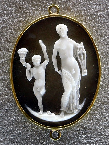 File:026 erte pseudoantica, apollo e fauno, xvii sec. ca..JPG