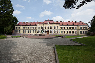 Dubliany Place in Lviv Oblast, Ukraine