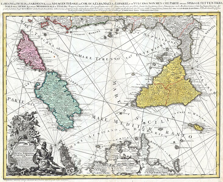 File:1762 Homann Heirs Map of Sicily, Sardinia, Corsica and Malta (ITALY) - Geographicus - RegniSicilia-homannheirs-1762.jpg