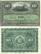 1896 BancoEspañolCuba 10pesos.jpg