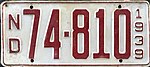 1939 North Dakota Nummernschild.jpg