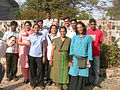 ONG en una formación de Caja, Pune, India, 2007
