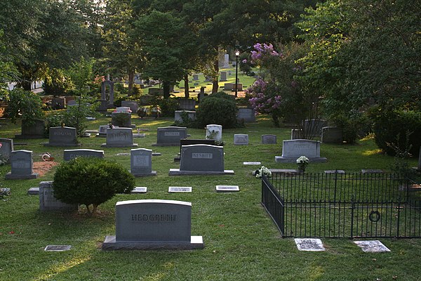 Headstones, flat plaques, gated plots and other accommodations