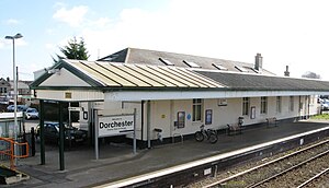 Dorchester West istasyonunda 2009 - down side.jpg