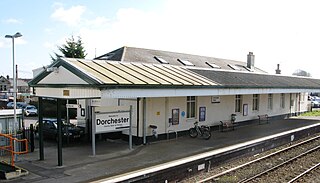 Dorchester West railway station Railway station in Dorset, England