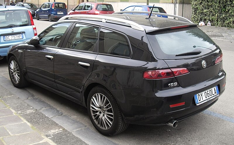 File:2010 Alfa Romeo 159 1750 TBi rear.JPG