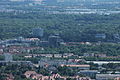 Blick vom Olympiaturm über München.