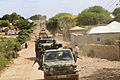 Image 39AMISOM reinforcement convoy on the Baidoa-Mogadishu road in April 2014 (from History of Somalia)