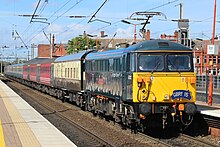 87002 working a GBRf charter through Wigan North Western