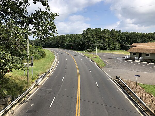 Route 73 and CR 561 Spur northbound in Winslow Township