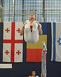 Thumbnail for File:2022-06-25 Budapest Cup Age-group I all-around competition Parallel bars (Martin Rulsch) 277.jpg