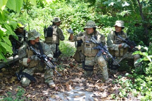 Kopaska during Jungle warfare