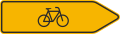 Direction to bicycle bypass signpost (Slovakia)