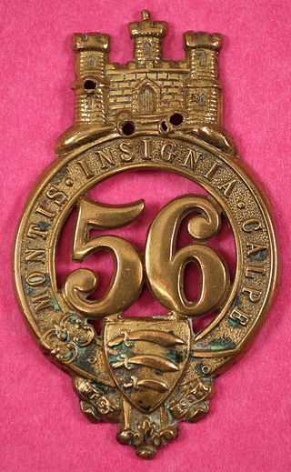 <span class="mw-page-title-main">56th (West Essex) Regiment of Foot</span> Military unit