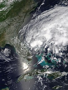 Tropical Depression One affecting Florida on May 16 90L 2020-05-16 1615Z.jpg