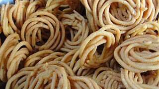 <span class="mw-page-title-main">Murukku</span> Traditional snack of South India