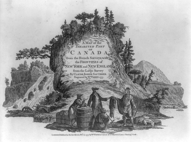 File:A map of the inhabited part of Canada ... with the frontiers of New York and New England ... by Claude Joseph Sauthier - engraved by Wm. Faden, 1777. LCCN2004670239.jpg