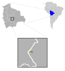 Abrocoma boliviensis map.svg