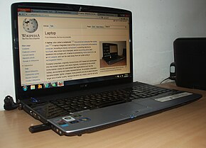 Vindozo 7 en la tekkomputilo Acer Aspire 8920