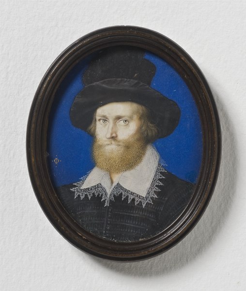 File:Admiral George Clifford (1558-1605), 3rd earl of Cumberland (Isaac Oliver) - Nationalmuseum - 24925.tif