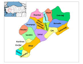 Poziția localității Kızılören