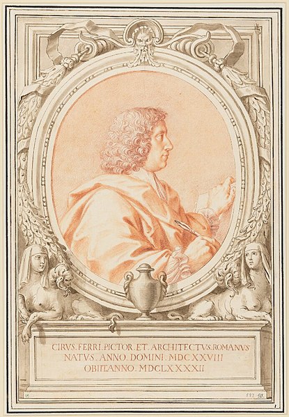 File:Agostino Masucci - Portrait of Ciro Ferri - NMH 597-1863 - Nationalmuseum.jpg