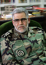 العميد أحمد رضا بوردستان قائد القوة البرية لجيش الجمهورية الإسلامية.