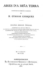 Aires da miña terra, 2ª edición, de 1881