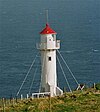 Beliebter Ausgangspunkt von Wanderungen ganz im Süden der Färöer: Leuchtturm Akraberg