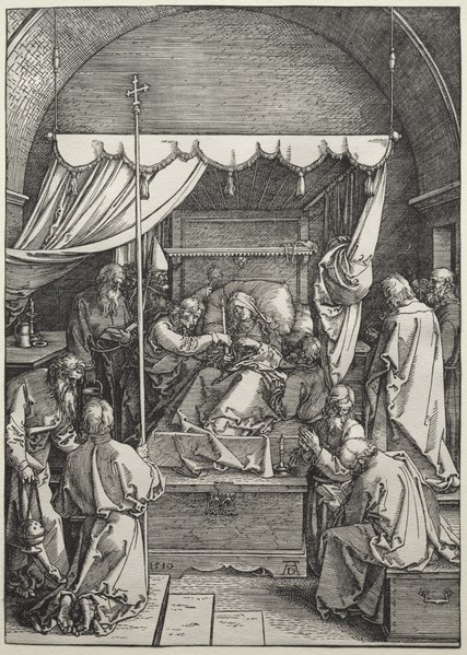 File:Albrecht Dürer - The Death of the Virgin - 1959.99.18 - Cleveland Museum of Art.tif