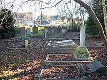 Graves in the United Synagogue Cemetery Aldershot Jewish Cemetery 1.jpg