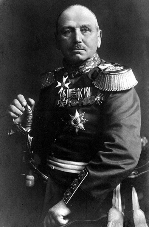 Alexander von Kluck, commander of the German 1st Army at Mons