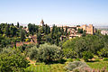 1570) Alhambra, vu du Generalife, Grenade, Espagne. 11 septembre 2012