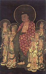 Amitabha com oito grandes bodhisattvas (Tokugawa Art Museum) 2.jpg